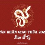 Văn khấn giao thừa 2025