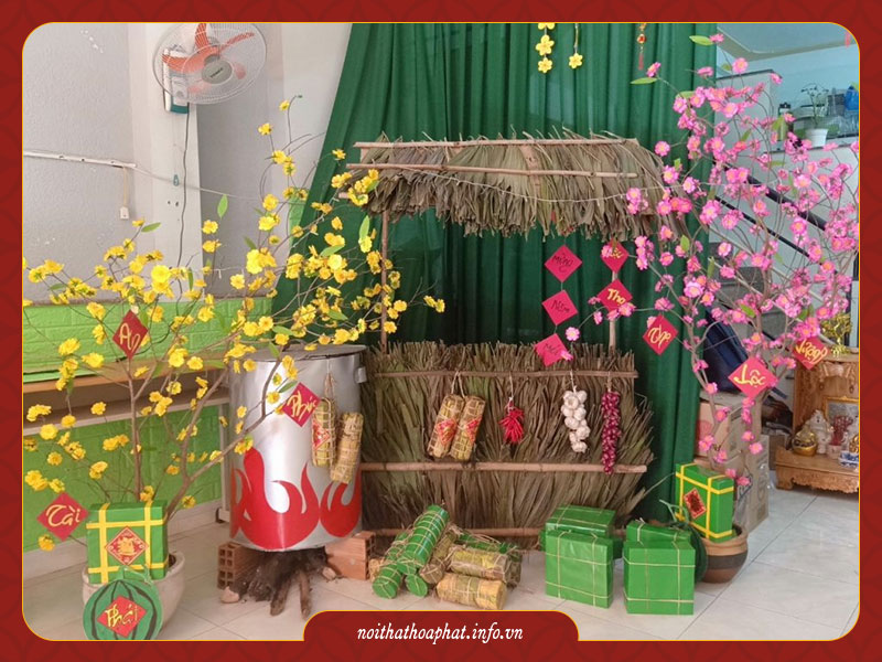 Cách trang trí cổng nhà ngày tết