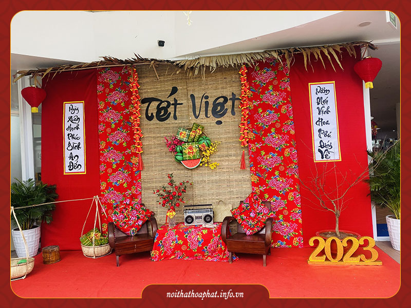 Cách trang trí cổng nhà ngày tết