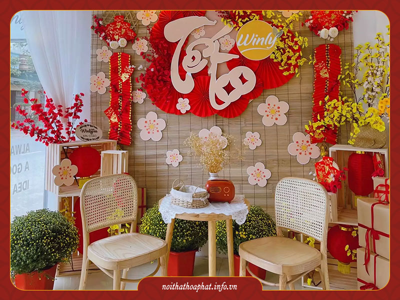 Cách Trang Trí Tết Cho Cửa Hàng
