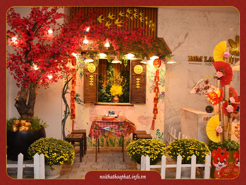 Cách Trang Trí Tết Cho Cửa Hàng