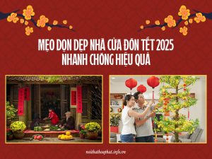 dọn dẹp nhà cửa đón Tết