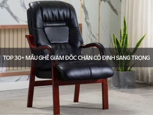 ghế giám đốc chân cố định