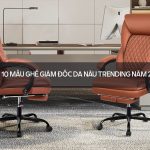 ghế giám đốc da nâu