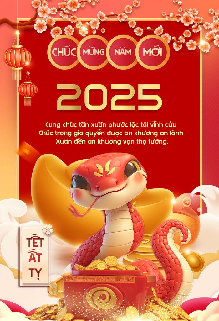 hình nền tết 2025 Ất Tỵ điện thoại