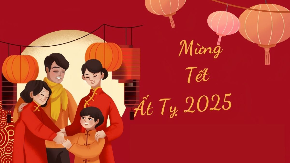 hình nền tết 2025 Ất Tỵ máy tính