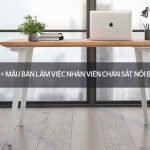 Bàn làm việc nhân viên chân sắt