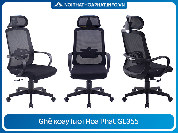 Ghế xoay lưới Hòa Phát GL355