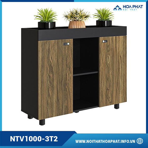 Tủ gỗ thấp văn phòng NTV1000-3T2
