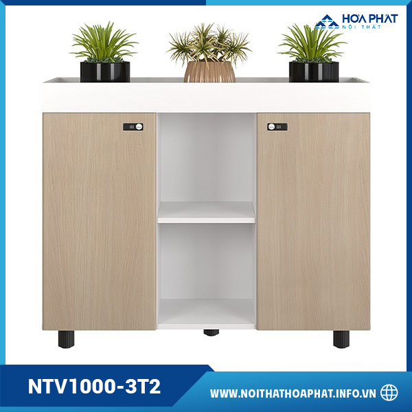 Tủ gỗ thấp văn phòng NTV1000-3T2