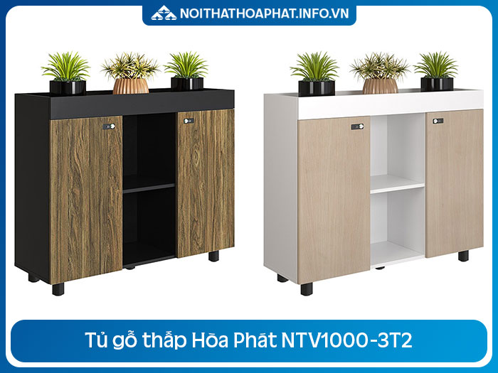 Tủ gỗ thấp văn phòng NTV1000-3T2