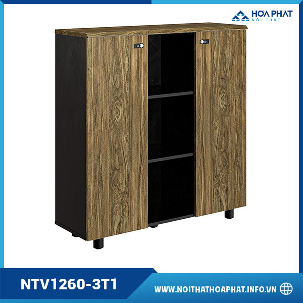 Tủ gỗ thấp Hòa Phát NTV1260-3T1