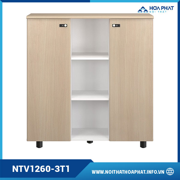 Tủ gỗ thấp Hòa Phát NTV1260-3T1