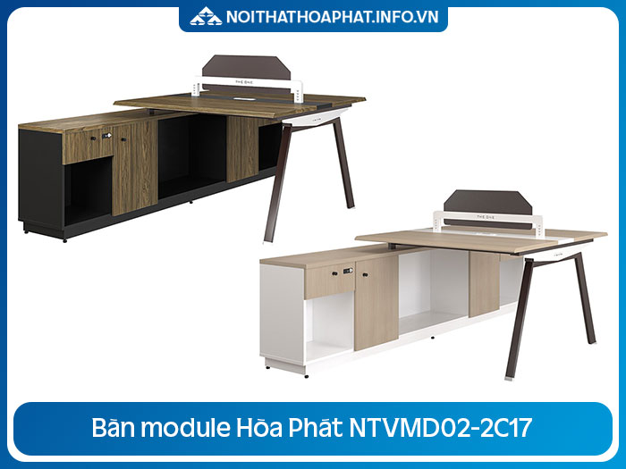 Module bàn Hòa Phát 2 người NTVMD02-2C17
