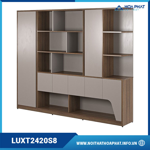 Tủ gỗ lãnh đạo Hòa Phát LUXT2420S8