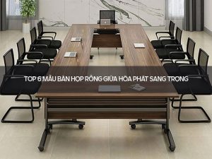 bàn họp rỗng giữa