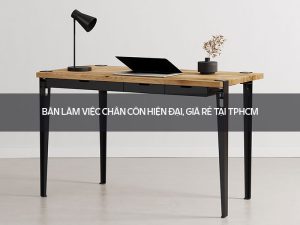 Bàn làm việc chân côn