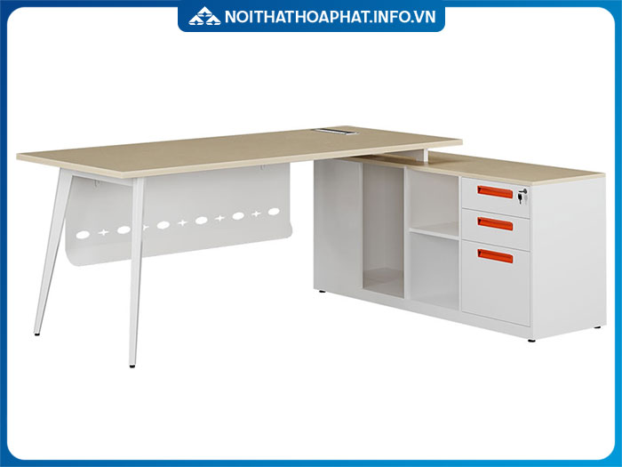 Bàn làm việc có tủ phụ