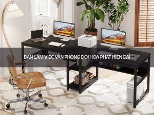 Bàn làm việc văn phòng đôi