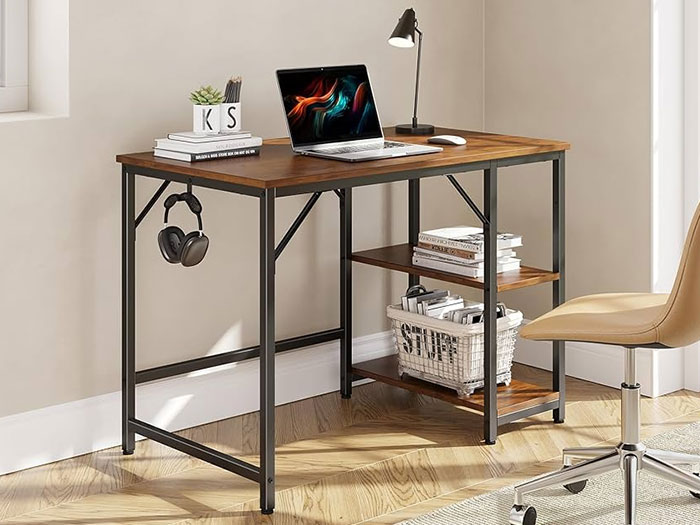 Bàn nhân viên mặt melamine