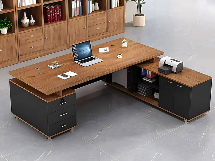 Bàn trưởng phòng có hộc tài liệu