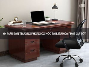 Bàn trưởng phòng có hộc tài liệu
