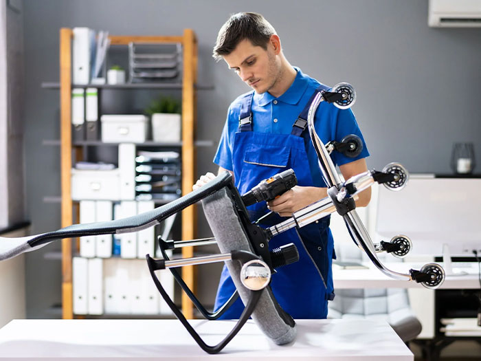 Cách sửa ghế xoay bị tụt hơi
