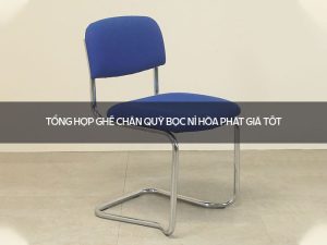 Ghế chân quỳ bọc nỉ