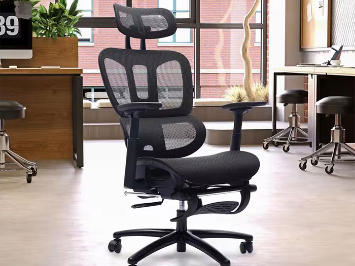 Ghế công thái học có gác chân