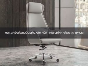 ghế giám đốc màu xám