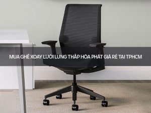 Ghế xoay lưới lưng thấp