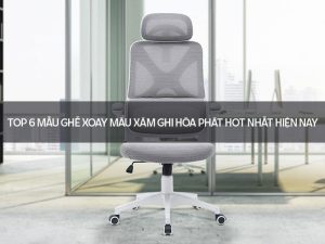 Ghế xoay màu xám ghi