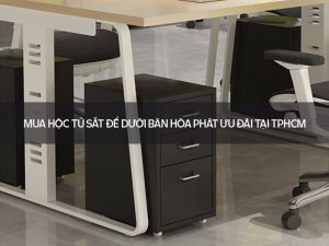 Hộc tủ sắt để dưới bàn