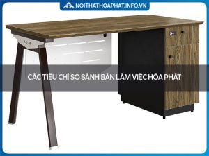 So sánh bàn làm việc Hòa Phát