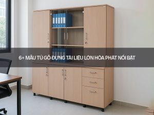 Tủ gỗ đựng tài liệu lớn