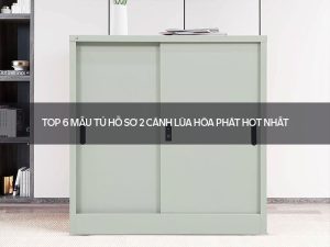 Tủ hồ sơ 2 cánh lùa
