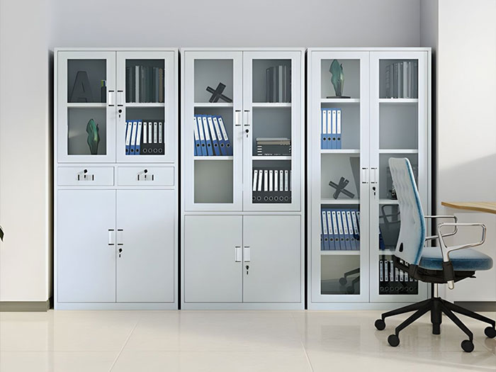 Tủ tài liệu sắt có kính