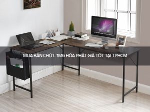 bàn chữ L 1m6