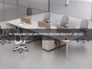 bàn cụm văn phòng hiện đại