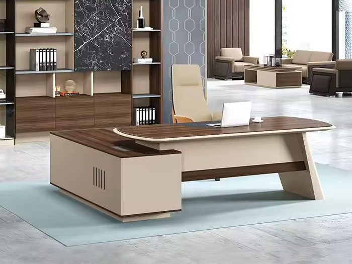 bàn giám đốc bo góc