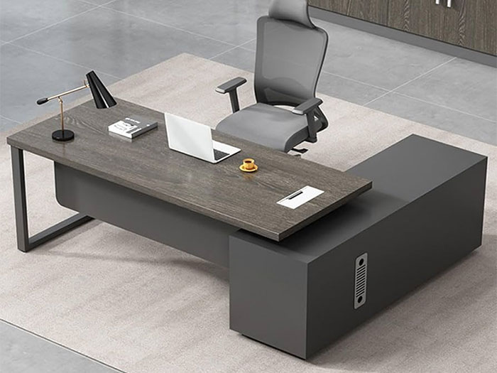 bàn giám đốc có tủ phụ đồng bộ