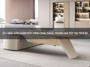bàn giám đốc hình Oval