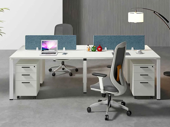 bàn làm việc nhóm gỗ công nghiệp