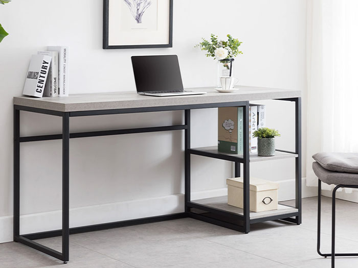 bàn làm việc tại nhà gỗ ép