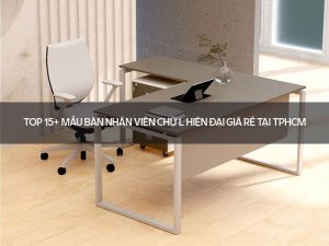bàn nhân viên chữ L