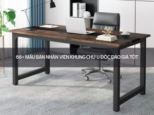 bàn nhân viên khung chữ U