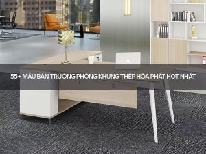 Bàn trưởng phòng khung thép