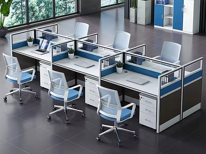 Cụm bàn làm việc 6 người