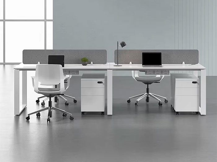 Cụm bàn làm việc có vách ngăn