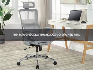 ghế công thái học có gối đầu